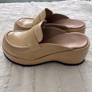 Paloma Wool Selma Patent Platform Mule Loafers EU 38
